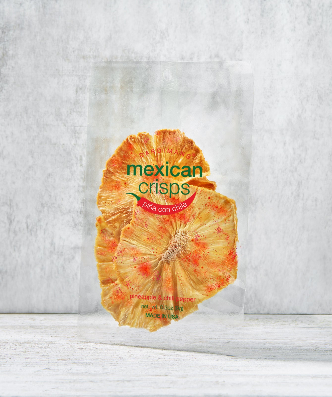 crispy pineapple slices w/tajin seasoned | artisanal pack | 0.3oz