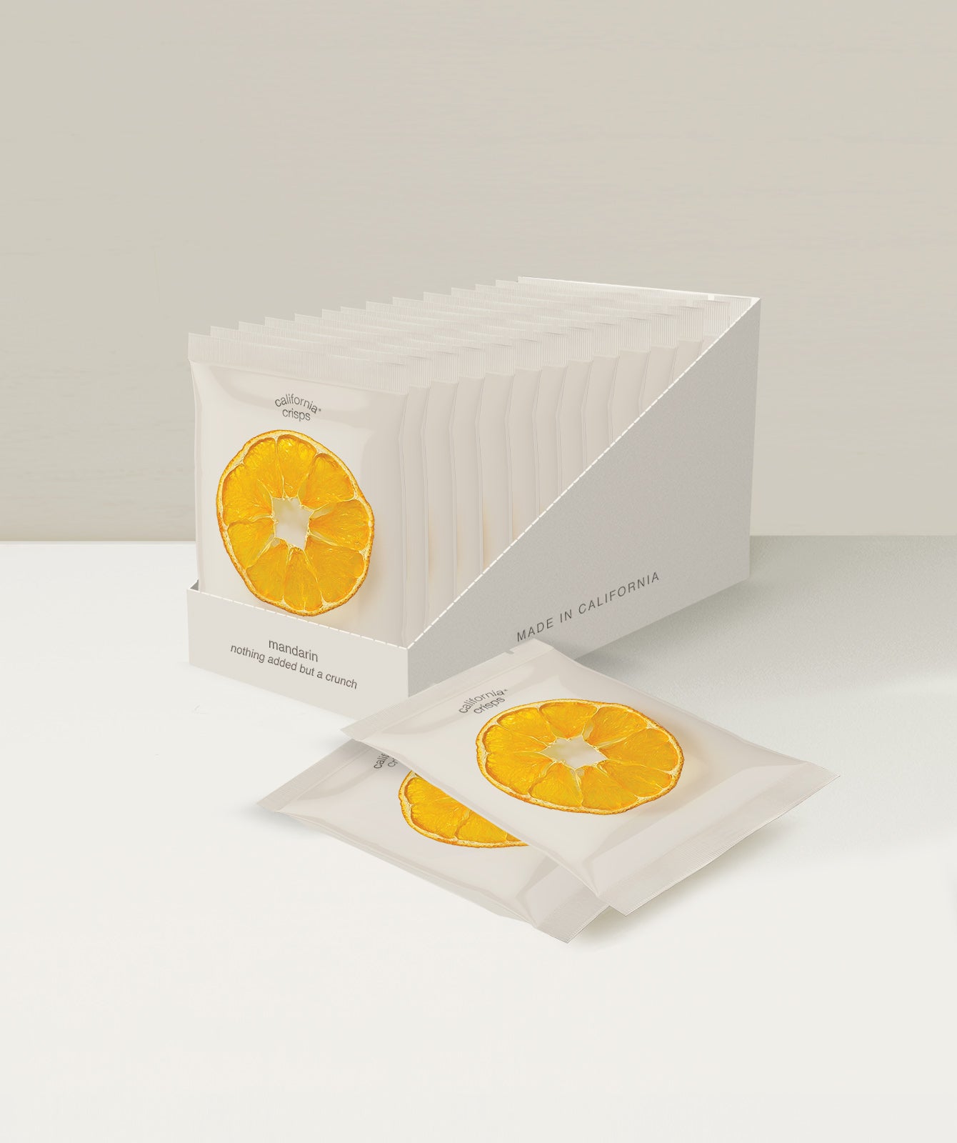 crispy mandarin slices | single packs | 12 in case