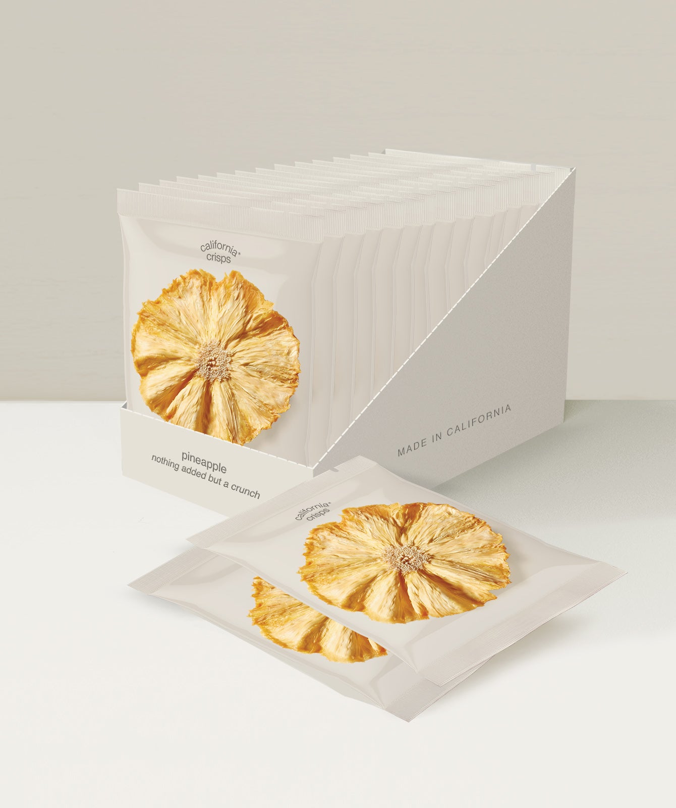crispy pineapple slices | single packs | 12 in case