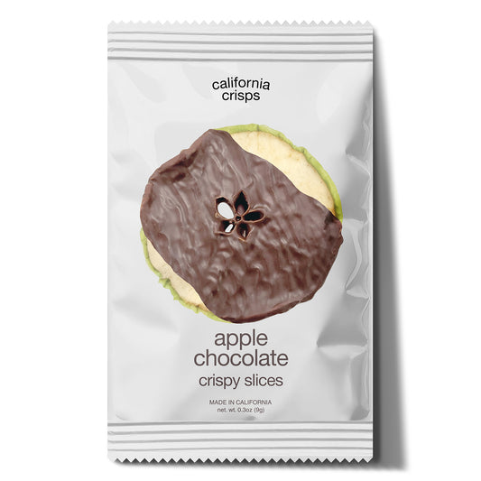 Crispy Green Apple Chocolate Slices | Snack pack