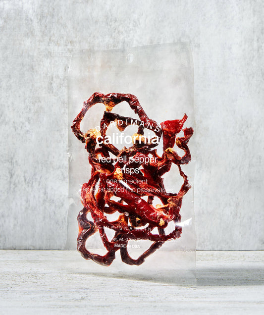 crispy bell pepper slices | artisanal pack |  0.3oz