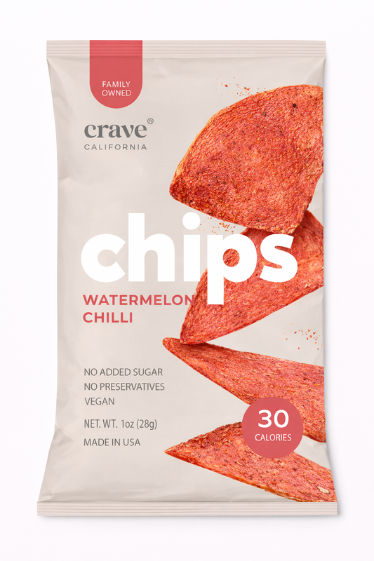 watermelon chilie chips | flat pack