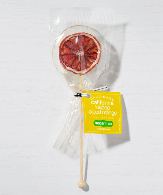 blood orange lollipop