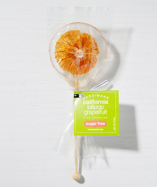 grapefruit lollipop