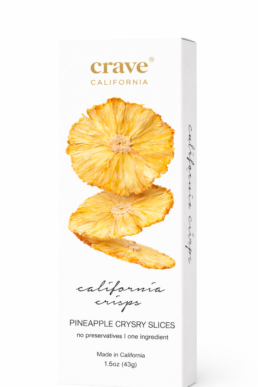 pineapple crisps box