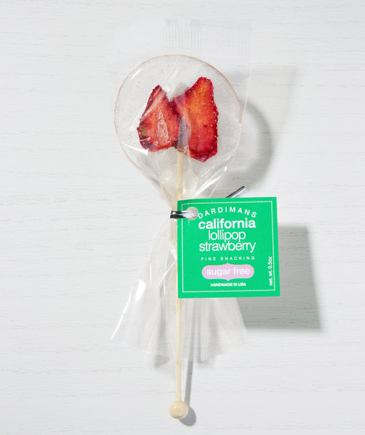 strawberry lollipop